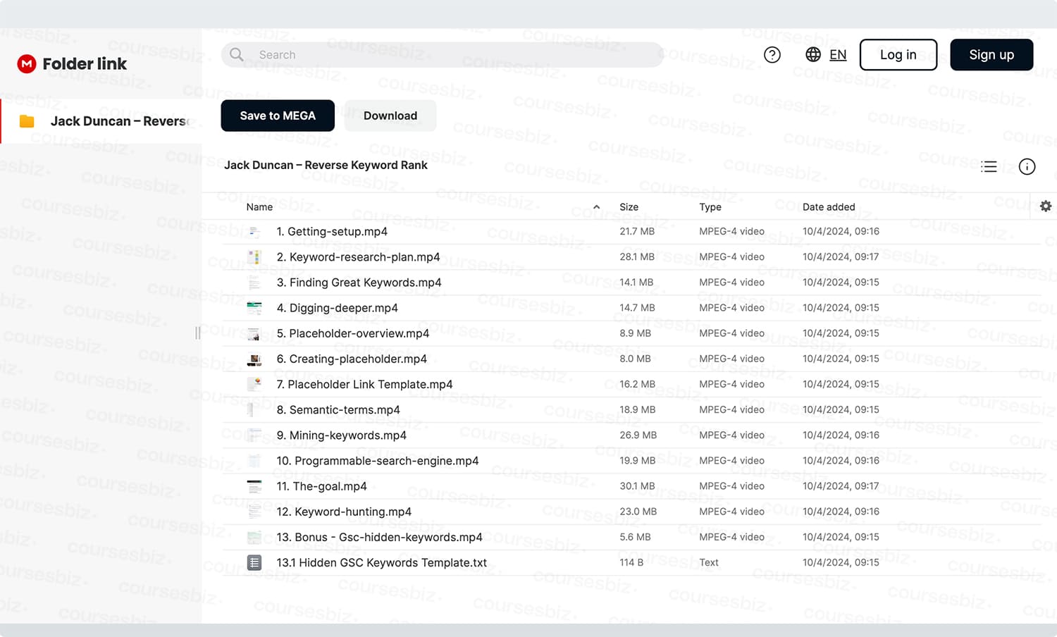 Reverse Keyword Rank Download Proof