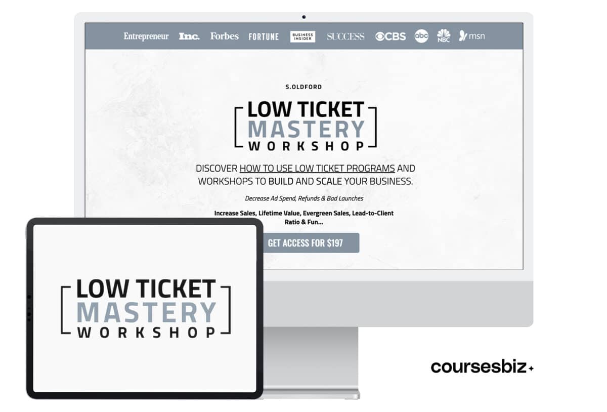 Low Ticket Mastery Workshop