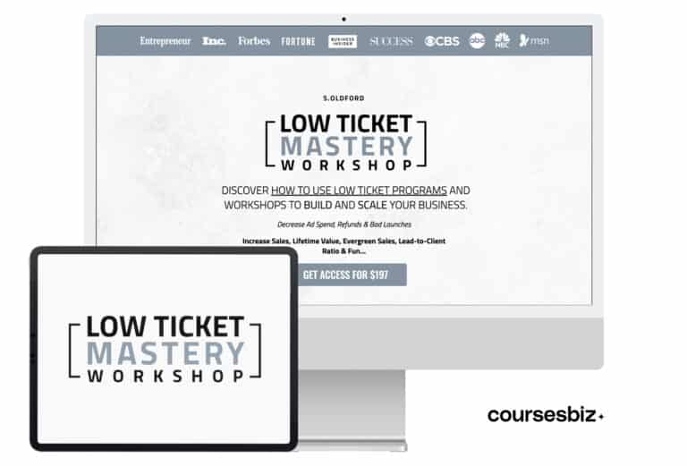 Low Ticket Mastery Workshop