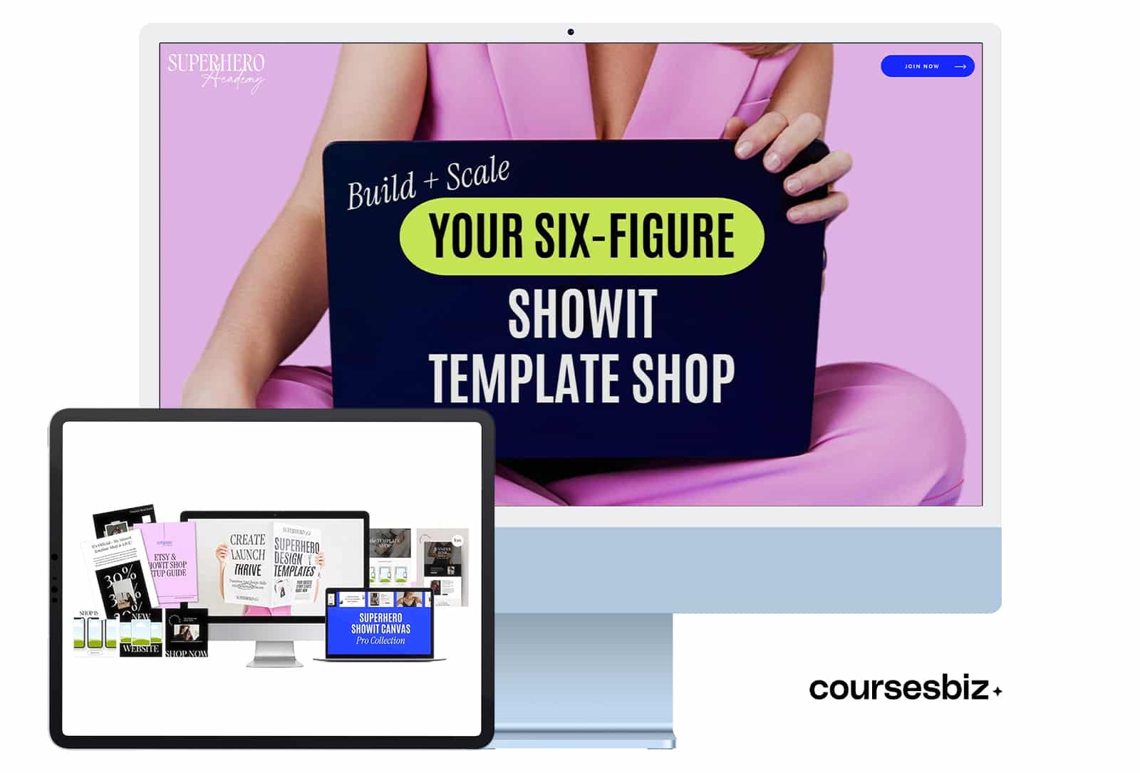 Build Six Figure Showit Template Shop
