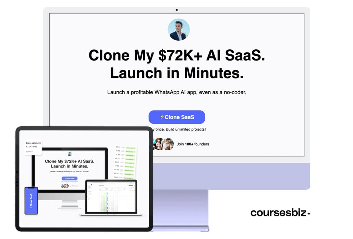 Clone My $72K+ AI SaaS