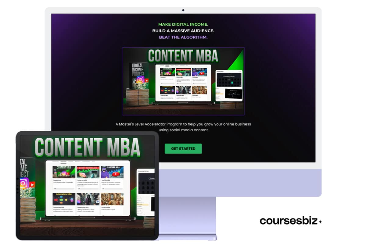 Content MBA Course