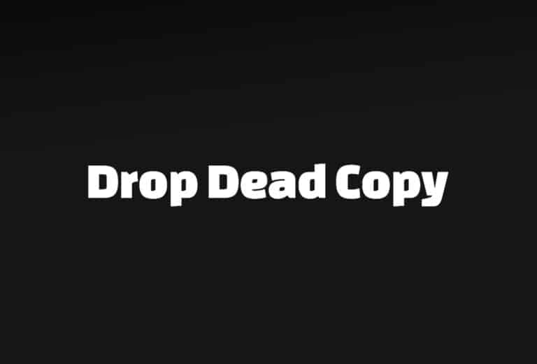 Drop Dead Copy Course