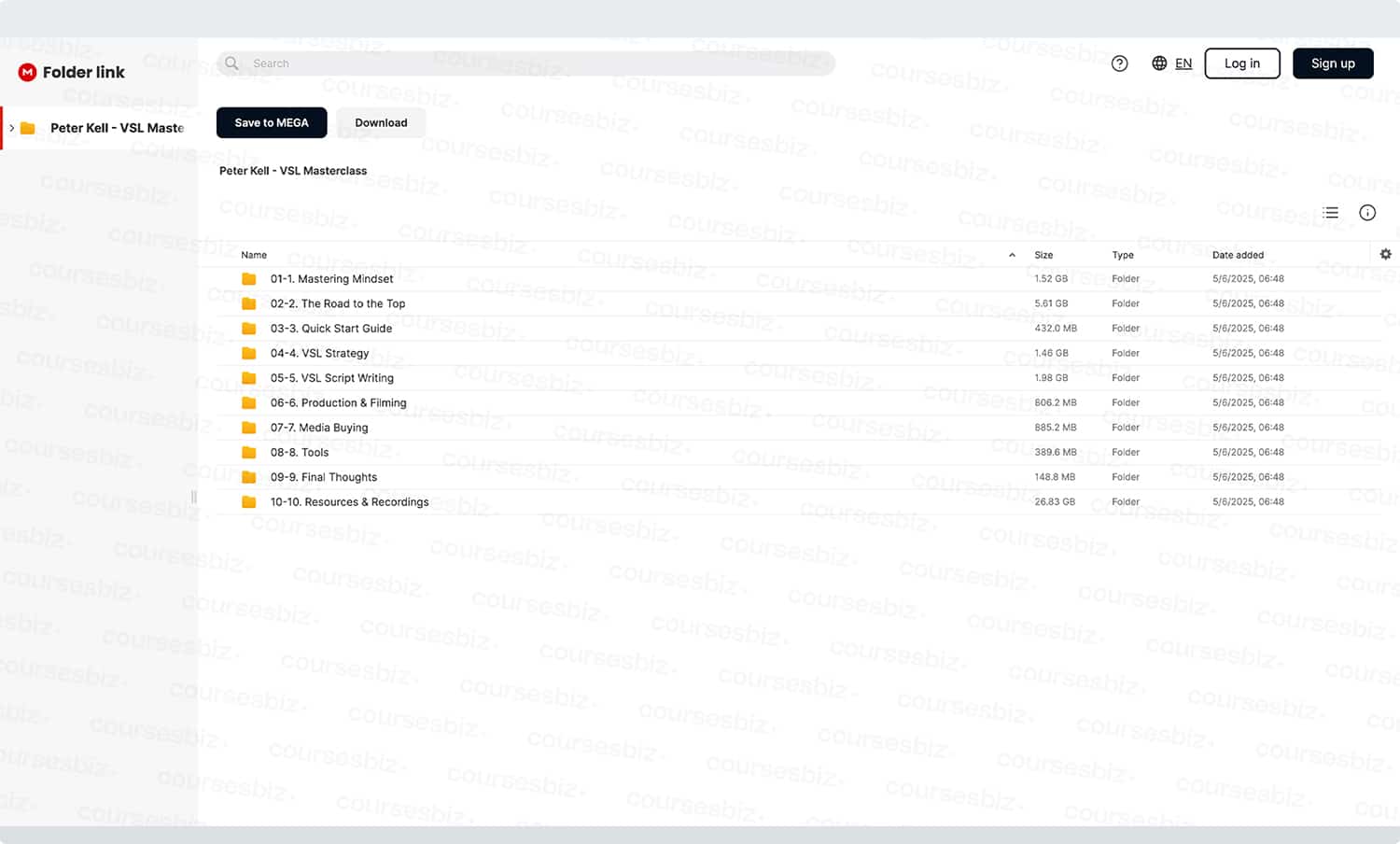 VSL Masterclass Download Proof